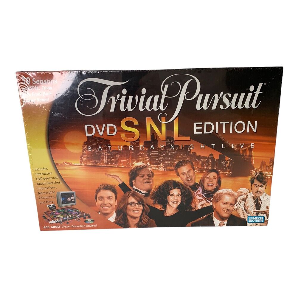 2004 Trivial Pursuit SNL DVD Saturday Night Live Trivia Board Game‎ Sealed Gift